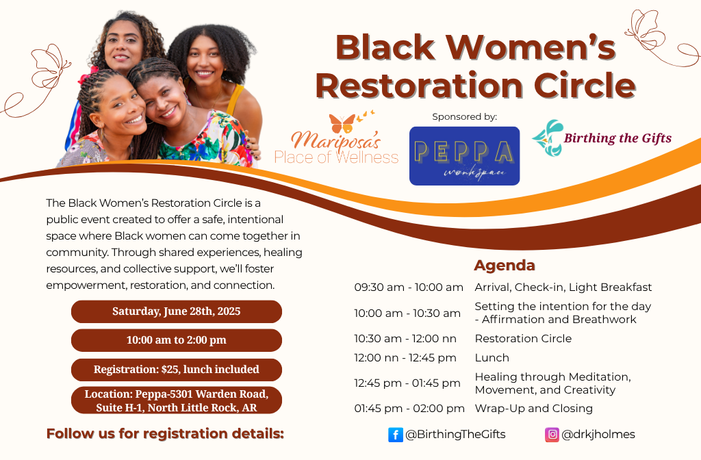 MBM360 Black Women's Restoration Circle Flyer Thumbnail