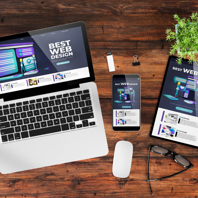 Responsive websites with best web design for credibility and client engagement.